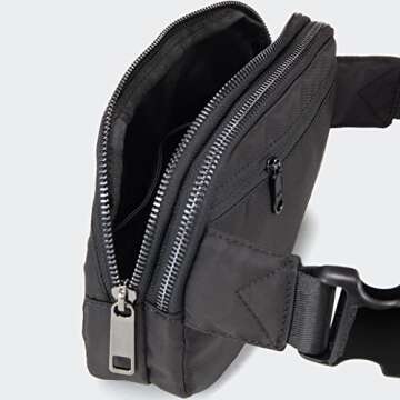 Pander Everywhere Belt Bag for Women with 5 Zipper Pockets