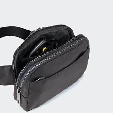 Pander Everywhere Belt Bag for Women with 5 Zipper Pockets