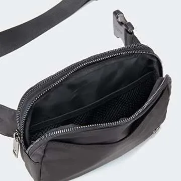 Pander Everywhere Belt Bag for Women with 5 Zipper Pockets