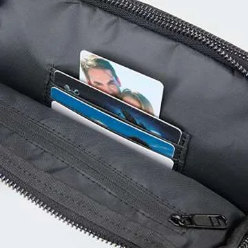 Pander Everywhere Belt Bag for Women with 5 Zipper Pockets