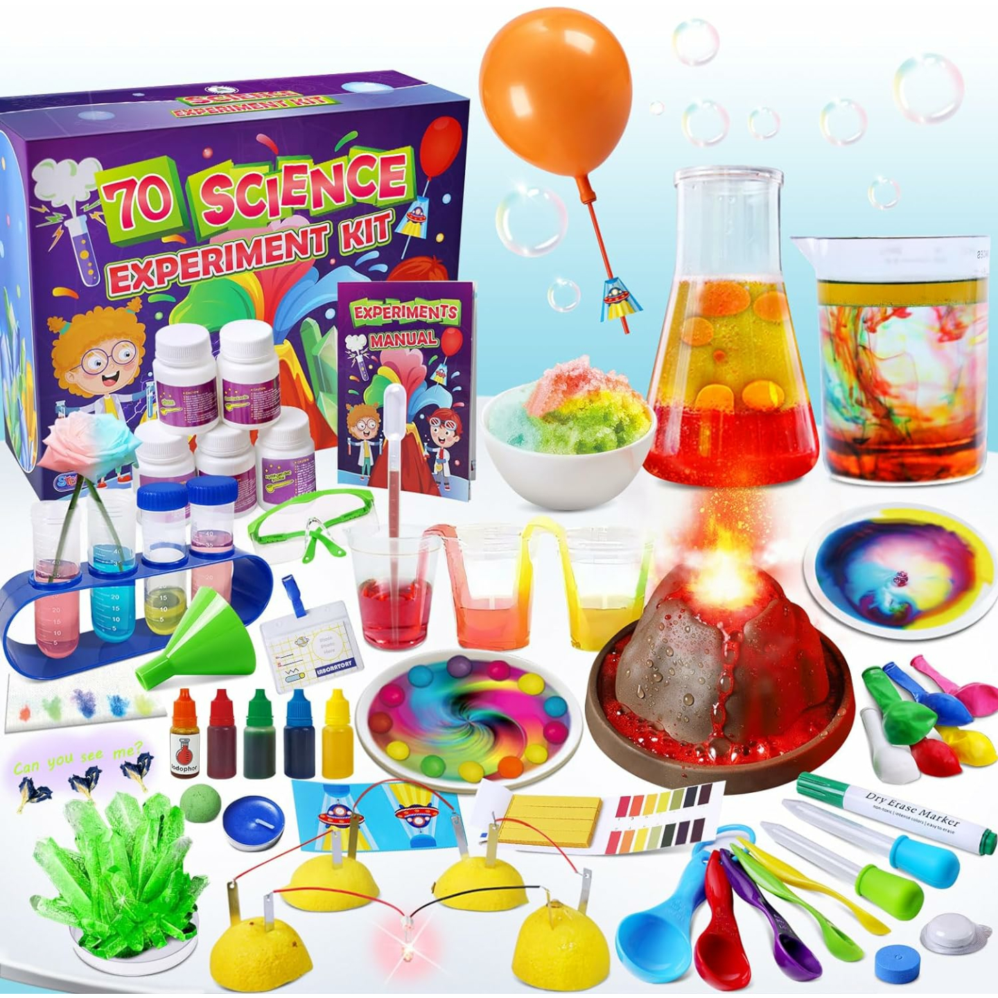 70 Lab Experiments Science Kits for Kids