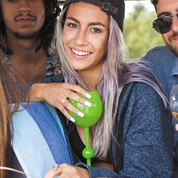 The Beach Glass Floating Acrylic Wine Glass for Outdoor Fun