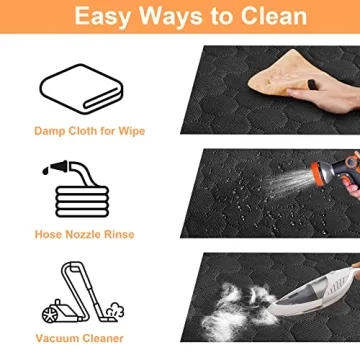 Mancro Waterproof Dog Car Seat Cover with Side Flaps