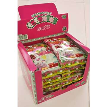 Kracie Popin Cookin DIY Happy Kitchen Japanese Making Candy Kit Mochi Mochi neru neru Ichigo aji