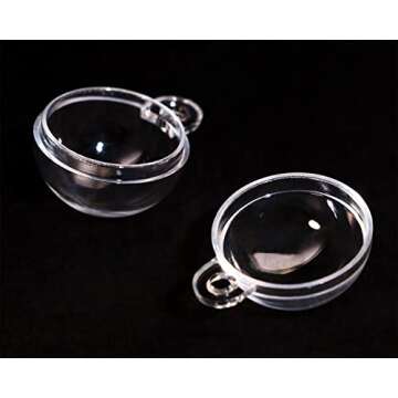 Clear Fillable Ornaments Balls for Christmas and Crafts