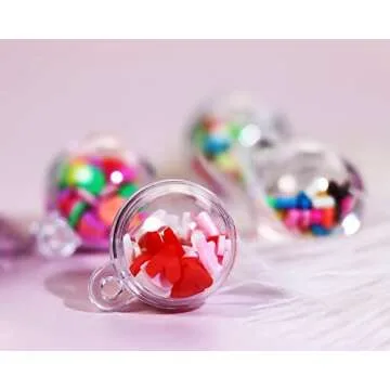 Clear Fillable Ornaments Balls for Christmas and Crafts