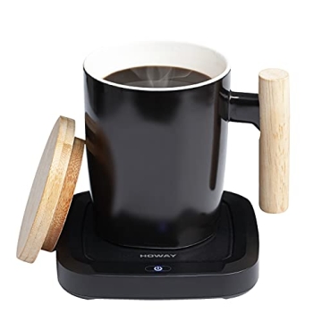 HOWAY Coffee Mug Warmer Set - Perfect Temperature Control for Office & Home Use