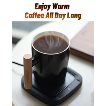 Coffee Mug Warmer Set for Desk Hot Chocolate and Tea