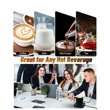 Coffee Mug Warmer Set for Desk Hot Chocolate and Tea
