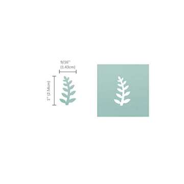 Bira Craft 1 inch Rock Fern Shape Lever Action Craft Punch for Paper Crafting Scrapbooking