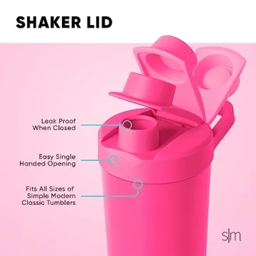 Simple Modern 24oz Stainless Steel Shaker Bottle - Raspberry Vibes