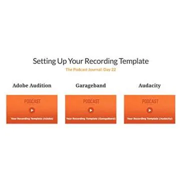 The Podcast Journal, Deluxe Softcover and Non-Dated Step-by-Step Guide, Daily Planner from Idea to Launch in 50 Days! Organizer with Exclusive Bonus
