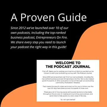 The Podcast Journal, Deluxe Softcover and Non-Dated Step-by-Step Guide, Daily Planner from Idea to Launch in 50 Days! Organizer with Exclusive Bonus
