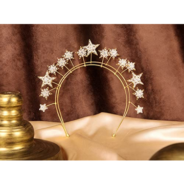 Coucoland Star Halo Crown Headband for All Occasions