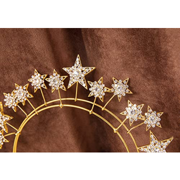 Coucoland Star Halo Crown Headband for All Occasions