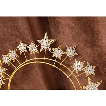 Coucoland Star Halo Crown Headband for All Occasions