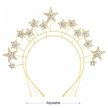 Coucoland Star Halo Crown Headband for All Occasions