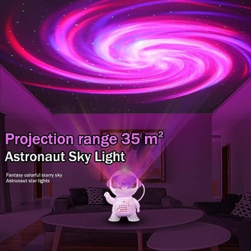 Astronaut Galaxy Star Projector for Relaxing Ambiance