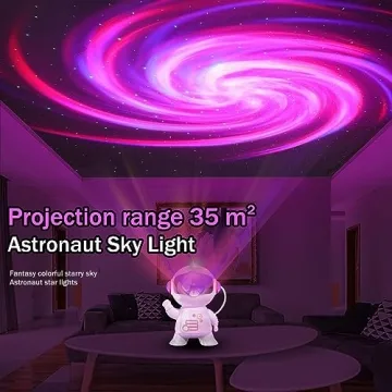 Astronaut Galaxy Star Projector for Relaxing Ambiance