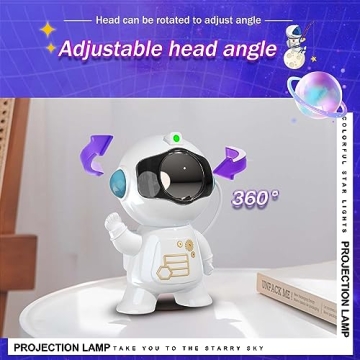 Astronaut Galaxy Star Projector for Relaxing Ambiance