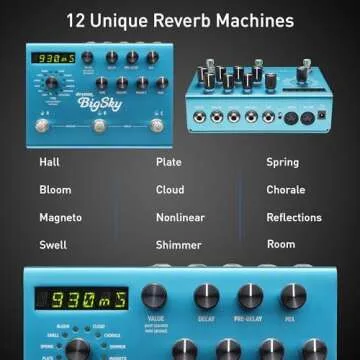Strymon BigSky Multi Reverb Pedal with 12 Unique Settings