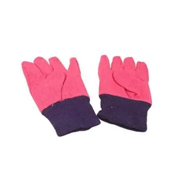 Apol Gardening Tool Set for Kids Children Includes Watering Can Gloves Shovel Rake Fork and Carry Bag Girls Boys Gift (Pink)