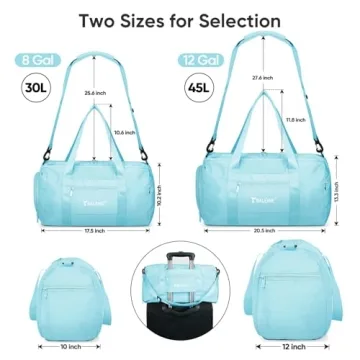 BALEINE Waterproof Gym Duffel Bag for All Activities