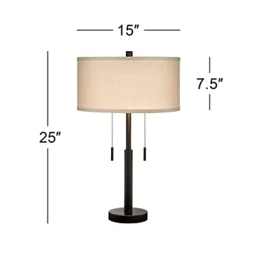 Franklin Iron Works USB Table Lamp Set for All Decor Styles