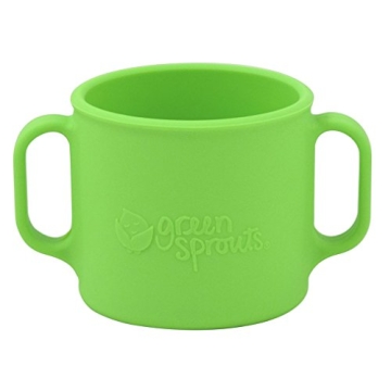 Green Sprouts Learning Cup | Silicone Helps Avoid Harmful Chemicals | Develops Independent Drinking ...