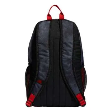 adidas Creator Backpack Discontinued, Stone Wash Carbon/Vivid Red, One Size
