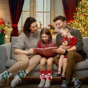 Funny Magnetic Christmas Socks for Couples & Friends