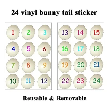 HRENCY Pin The Tail on The Bunny Fun Game for All Ages
