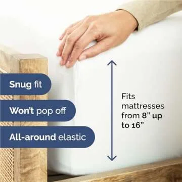 Full Size 4 Piece Sheet Set - Comfy Breathable & Cooling Bed Sheets Set - Hotel Luxury Bedding for Women, Men, Kids & Teens - Deep Pockets, Easy Secure Fit, Soft and Wrinkle Free - Oeko-Tex - White