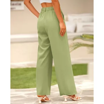 BTFBM Women High Waist Wide Leg Palazzo Pants with Pockets