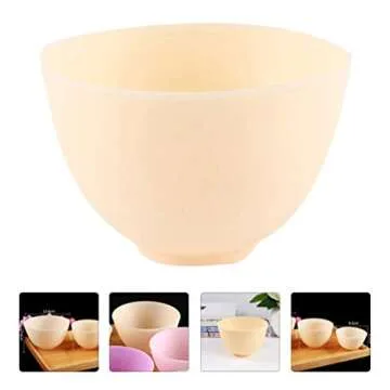 3Pcs Silicone Facial Mixing Bowls for Beauty and Cooking