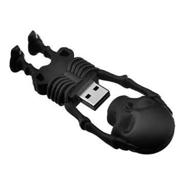 Flash Drive 16GB, Memory Stick Pen Drive USB2.0 AreTop Cute Cartoon Miniature Skeleton Shape Thumb Drives for Date Storage Gift for School Students Kids Children Boys