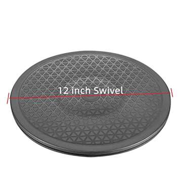 Heavy Duty Rotating Swivel Stand - Lazy Susan Turntable for All Needs (12 inch-2pack)
