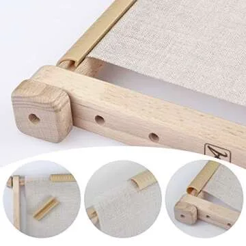 Arabeska Cross Stitch Scroll Frame - Eco-Friendly Design