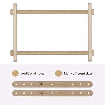 Arabeska Cross Stitch Scroll Frame - Eco-Friendly Design