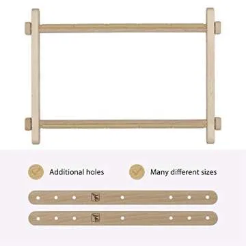Arabeska Cross Stitch Scroll Frame - Eco-Friendly Design