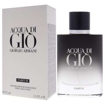 Acqua Di Gio by Giorgio Armani for Men - 2.5 oz Parfum Spray (Refillable)