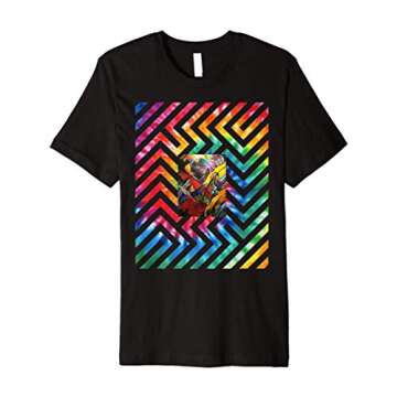 Eve Rainbow Tie Dye Illusion Premium T-Shirt