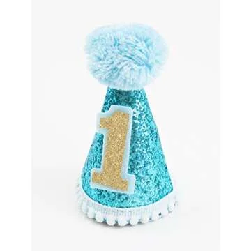 Buy PET SHOW Blue Small Dog Birthday Party Hat for Pets