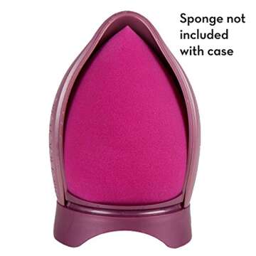 Blenderelle (Hot pink) makeup blender sponge travel & storage protective case