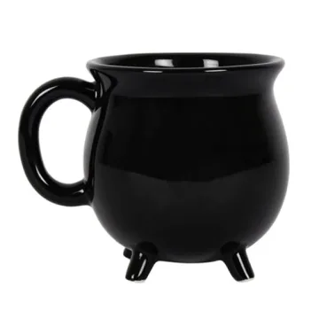 Something Different Black Cauldron Mug: Unique Design for Hot Beverages