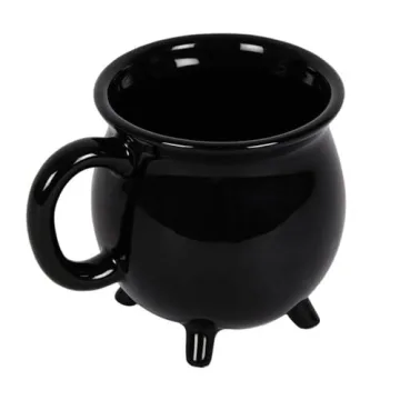 Something Different Black Cauldron Mug Unique Design for Beverages
