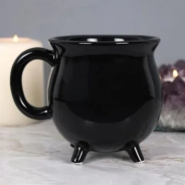 Something Different Black Cauldron Mug Unique Design for Beverages