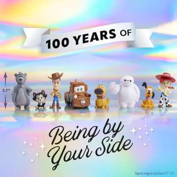 Disney100 Years of Being By Your Side, Limited Edition 8-piece Figure Set, Kids Toys for Ages 3 Up b...