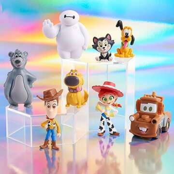 Disney100 Years of Being By Your Side, Limited Edition 8-piece Figure Set, Kids Toys for Ages 3 Up by Just Play