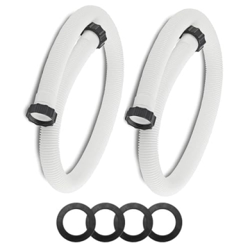 1.5" Diameter Pool Pump Replacement Hose for Intex Filter Pumps Sand Pump & Saltwater Systems - 59" ...